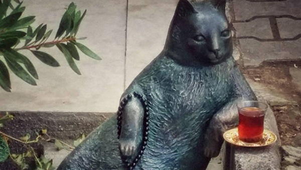 Похитители вернули украденный памятник самому известному турецкому коту